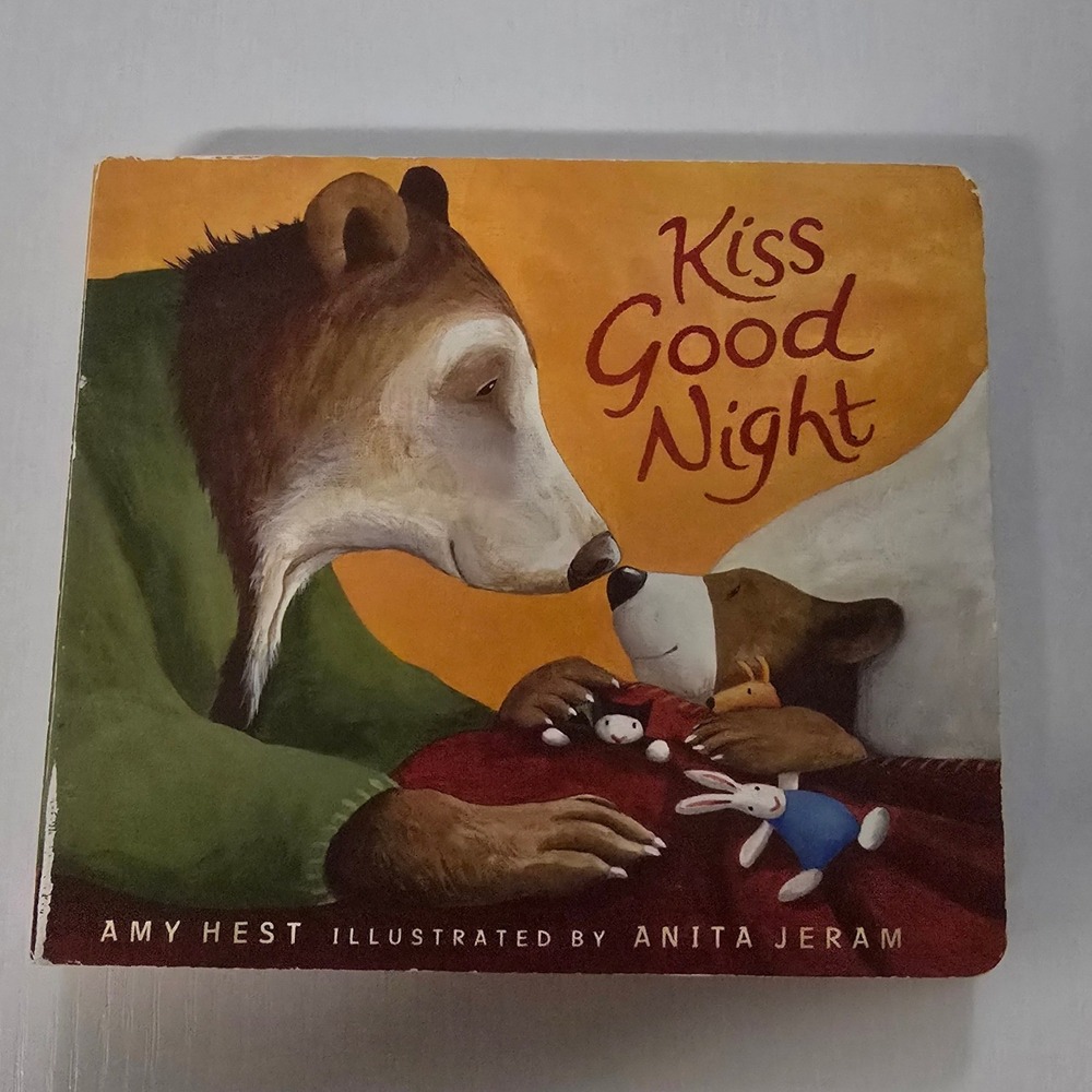 Kiss Good Night Board Book Amy Hest Anita Jeram Candlewick Press Bedtime Story